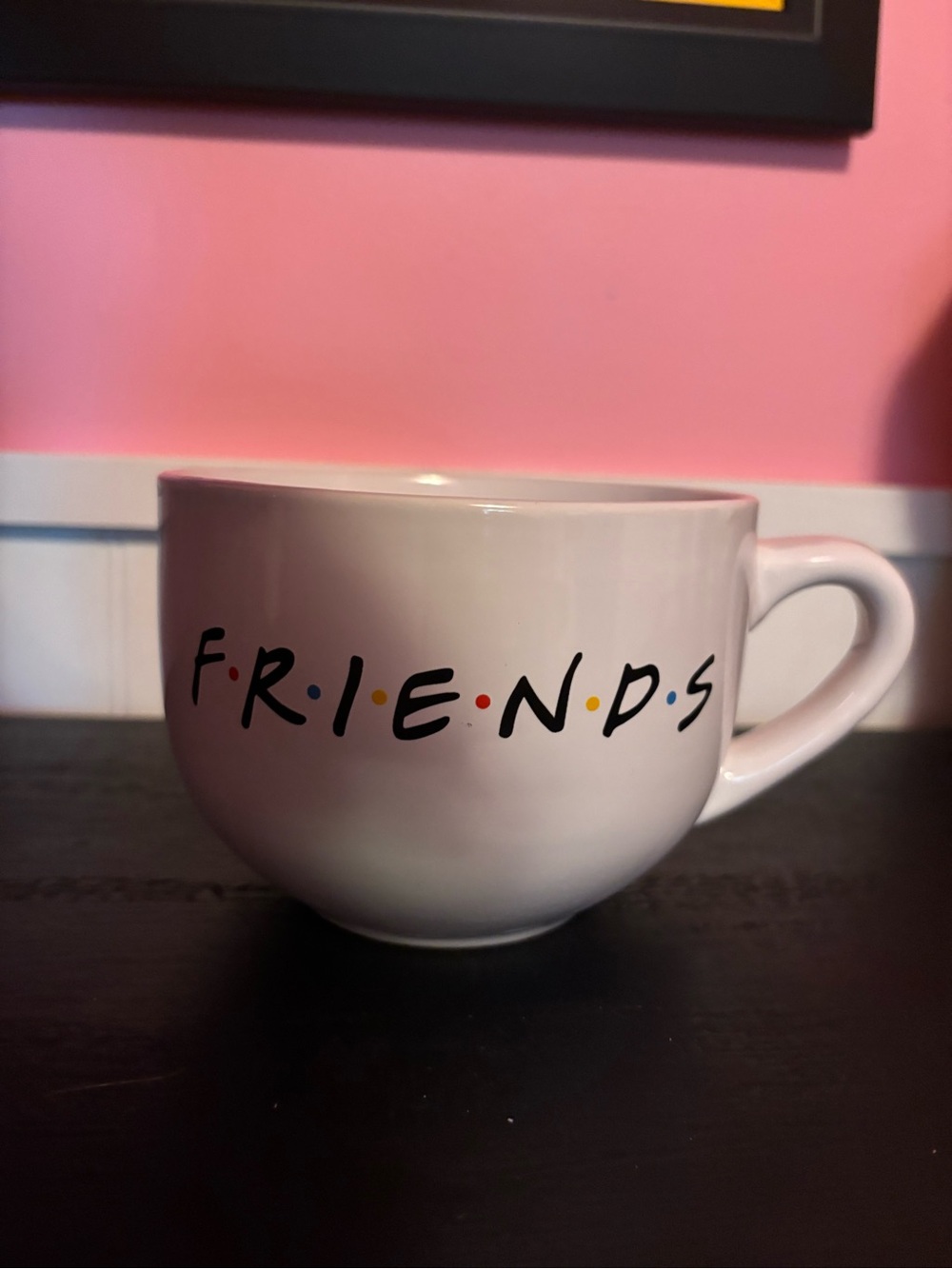 Friends Logo White Ceramic Coffee Mug - Official TV Show Design